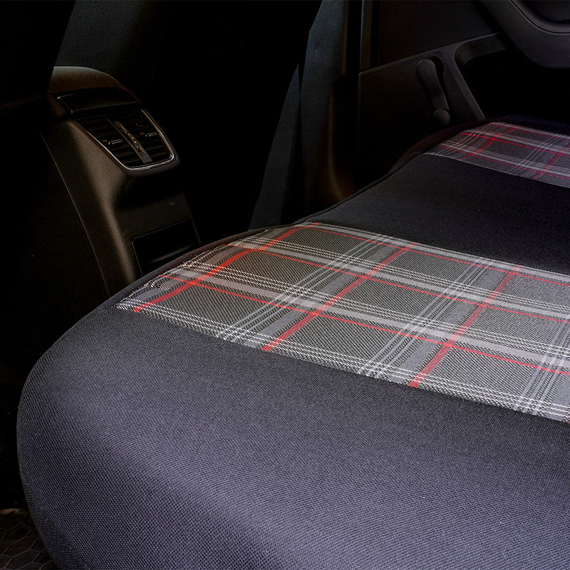 Set Huse Scaun Sport Negru-Rosu