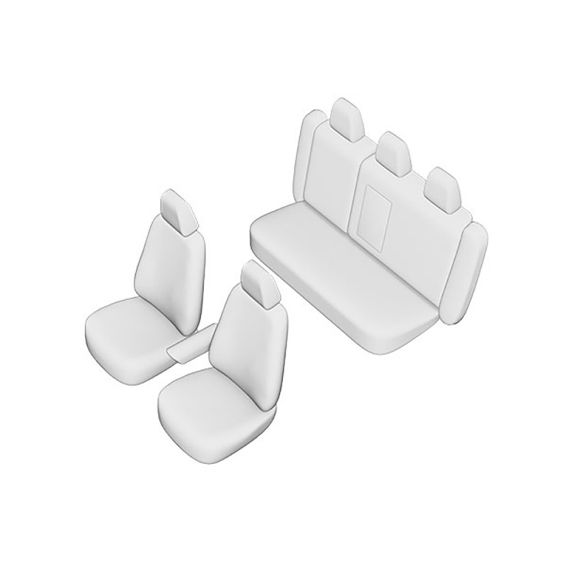 Set Huse Scaun Umbrella Pentru Toyota Corolla 2007-2013 (Bancheta Fractionata)