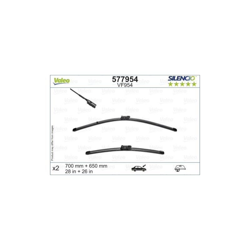 Set Stergatoare Valeo Silencio X.trm 700/650 Mm Vf954