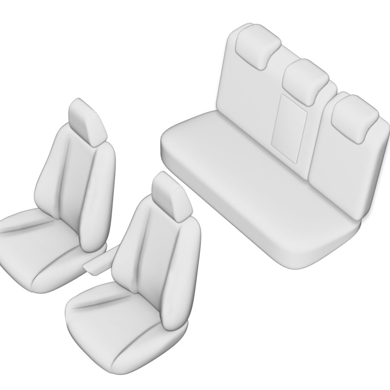 Set Huse Scaun Umbrella Pentru Seat Ateca 2016- (Bancheta Fractionata)