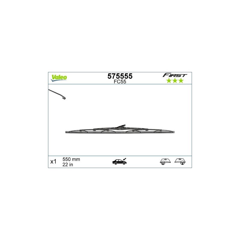 Stergator Valeo First Conventional 550 Mm Vf55