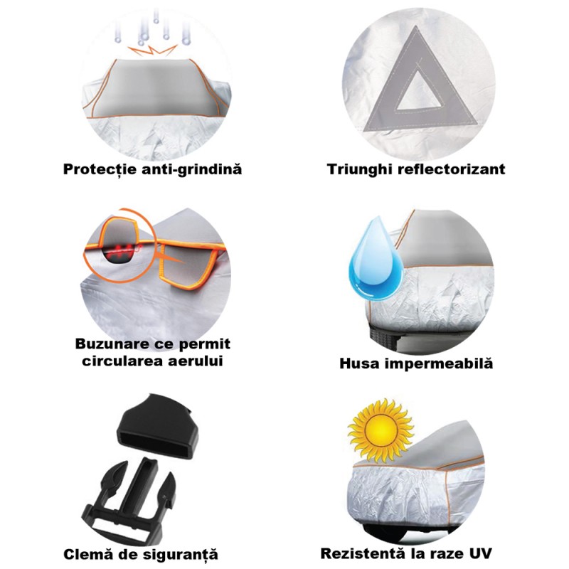 Husa Exterior Anti-Grindina 530X175X120 Cm Xl